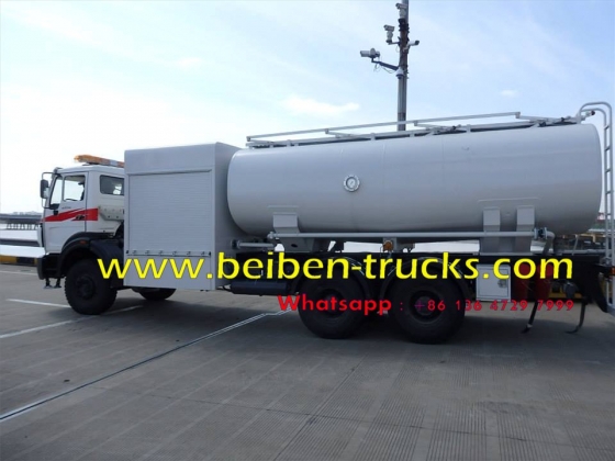 china beiben 6*4 drive fuel tanker manufacturer