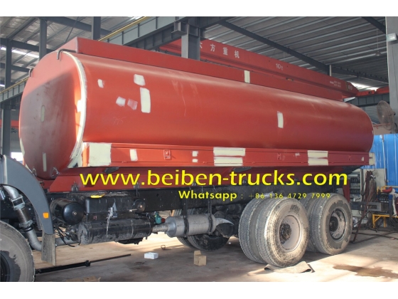 BeibenTRUK 15m3 6X4 mobile catering trucks, RHD water tank truck for sal...