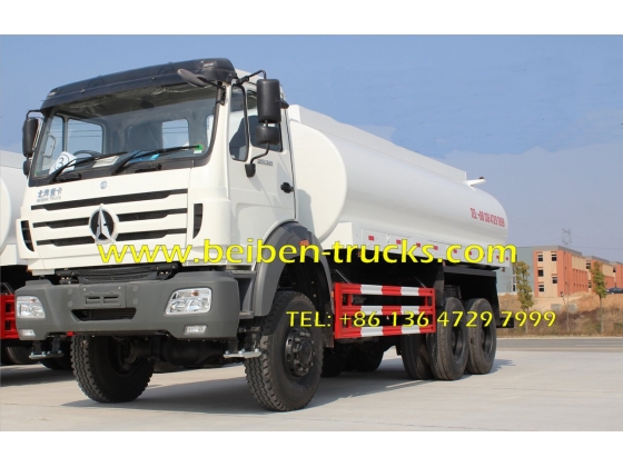 china North benz NG80 6x4 336hp water tank truck for sale in constructon
