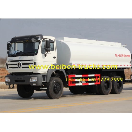 china North benz NG80 6x4 336hp water tank truck for sale in constructon