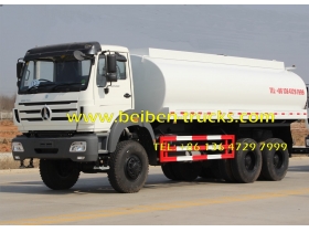 Chine du Nord benz NG80 336hp 6 x 4 camion de réservoir d'eau à vendre à constructon