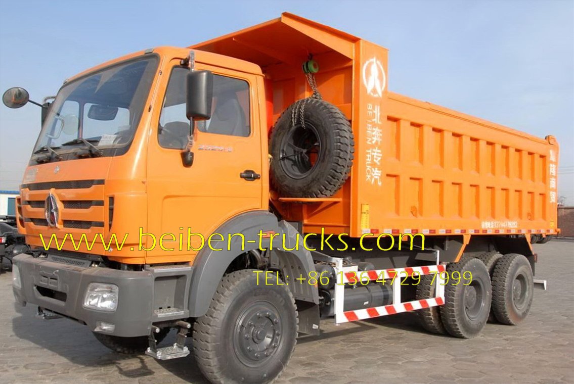 north benz 6*6 drive dump truck supplier