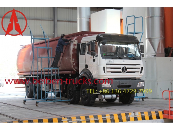 china north benz 8*4 fuel tanker truck price