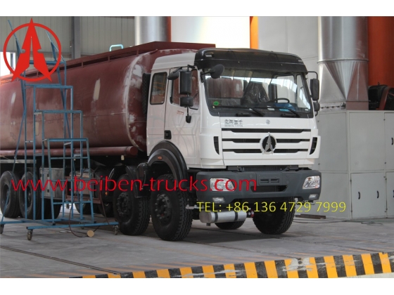 china north benz 8*4 fuel tanker truck price