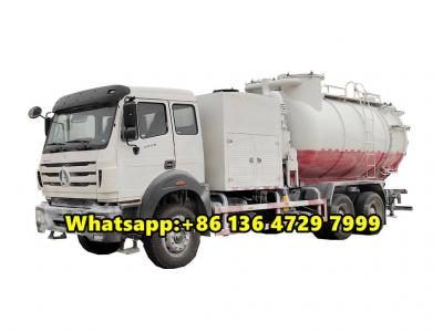 Beiben 6×4 vacuum jetter truck