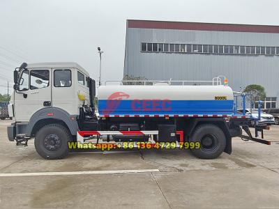 Beiben 8000 liters water tank truck