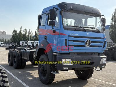 Beiben 6×6 cargo chassis for sale