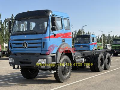 Beiben 6×6 cargo chassis for sale