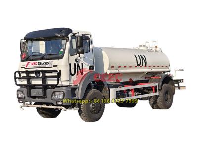 Beiben 4×4 all wheel drive water truck