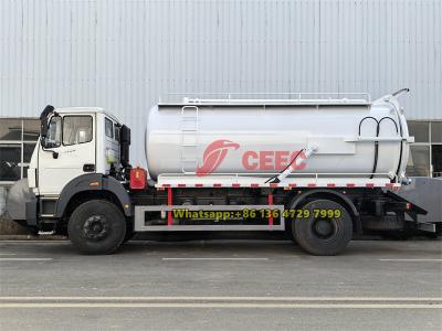 Beiben 6 wheeler vacuum tank truck