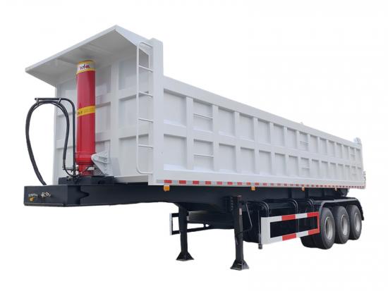 Côte d'Ivoire 3 axle heavy duty tipper trailer