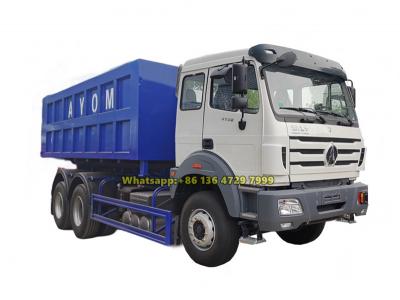 Beiben 10-wheeler hook loader garbage truck