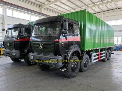 Congo bukavu Beiben 8×8 AWD cargo box truck