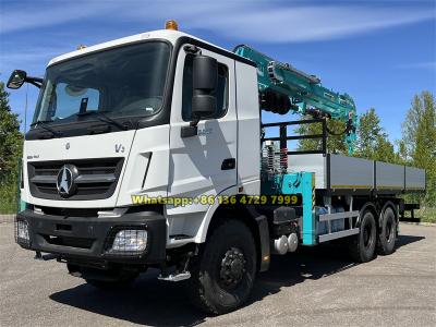 Beiben 6×6 off-road boom crane truck