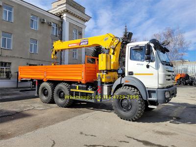 Beiben 6×6 all wheel drive boom crane truck