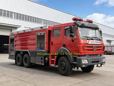 Nigeria Beiben 6×4 water foam tanker fire truck