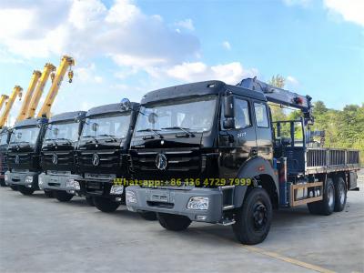 Beiben 10-wheeler 10 ton boom crane truck