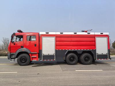 Beiben 6×4 water foam fire tender truck