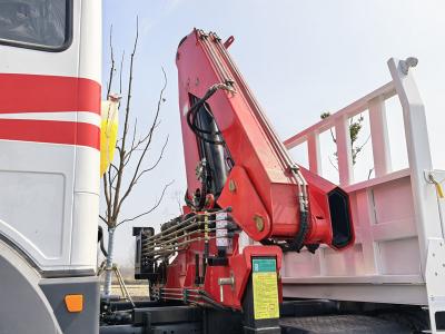 Beiben 6-wheeler off-road knuckle crane truck