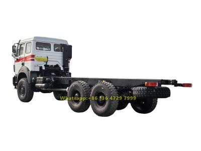 Beiben 6×6 chassis for crane truck