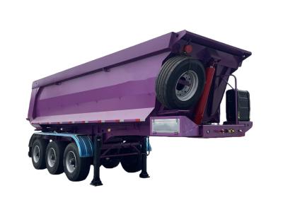 U-shaped heavy duty 50 ton rear tipper trailer