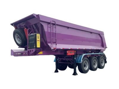 U-shaped heavy duty 50 ton rear tipper trailer