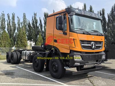 Beiben 8×4 construction tipper truck chassis