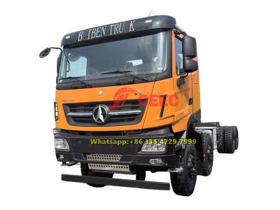 Beiben 8×4 construction tipper truck chassis