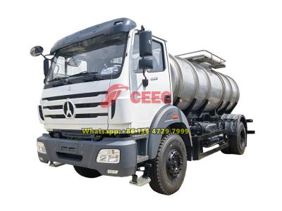 Beiben 4x2 10000 liters drinking water tanker truck