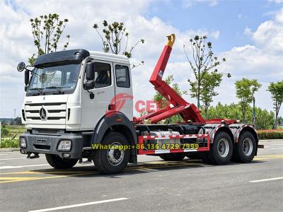 Beiben 6×4 hook loader truck