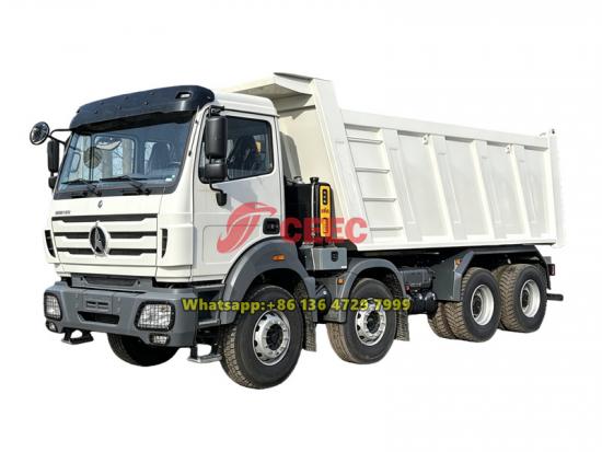 Beiben 8×4 heavy duty dump truck