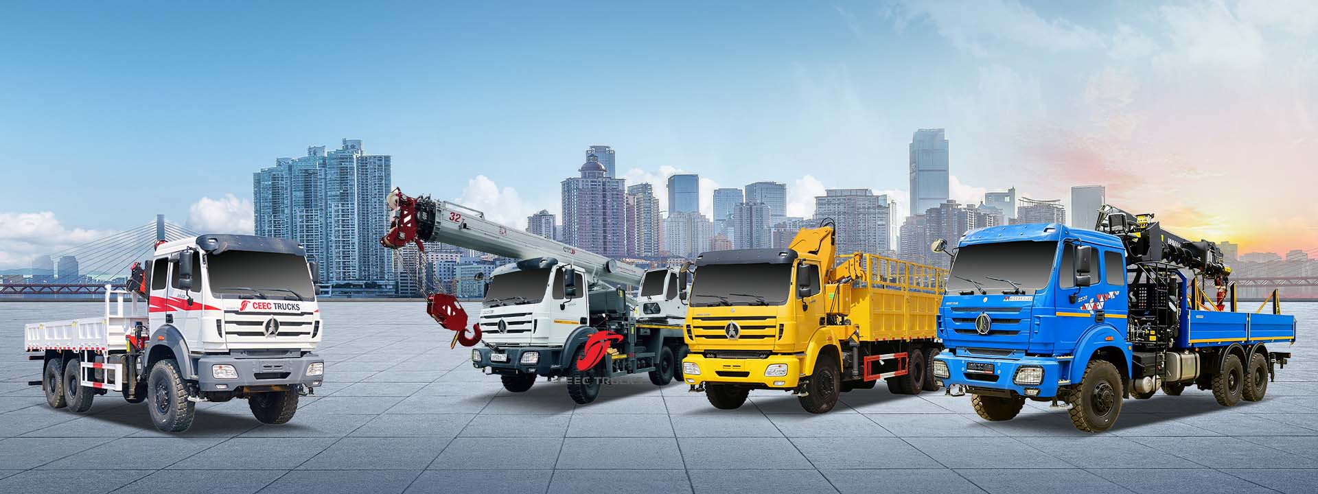 Beiben crane truck