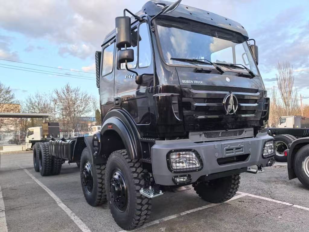 Camion Beiben 3142 avec système de transmission 8x8 pour un client angolais