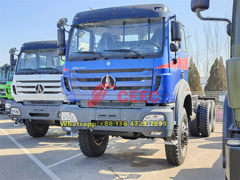 Achat d'un châssis de camion cargo tout-terrain Beiben 6x6