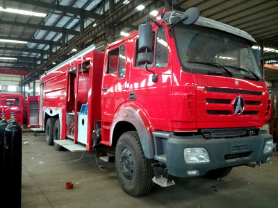 Cabine double Beiben 2534 fire truck pour client de Dubaï