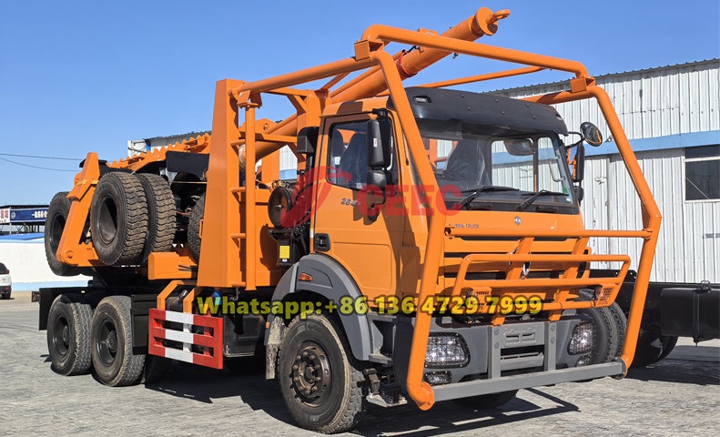 Camions forestiers Beiben 6x6 exportés vers la Malaisie