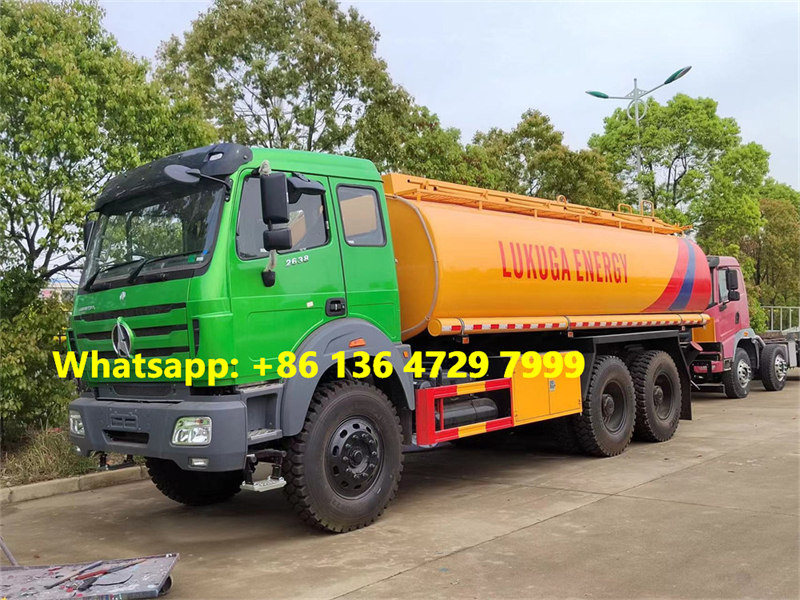 Les camions-citernes de carburant hors route Beiben 2642 sont exportés avec succès vers le CONGO