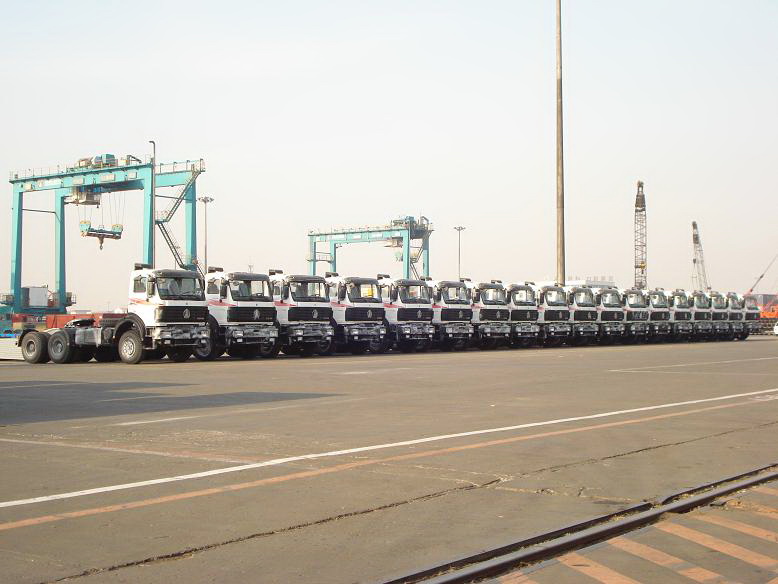 Algérie client commande de 30 unités beiben 2634 tracteurs 