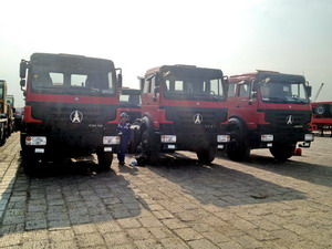 18 units beiben 2638 tractor trucks export to angol, luanda