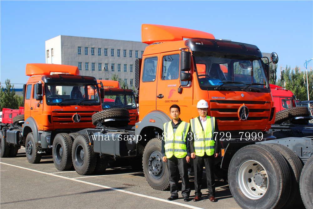 Tanzanie - 15 unités Beiben 2638 Prime Mover exportées vers le port maritime de Dar es Salaam