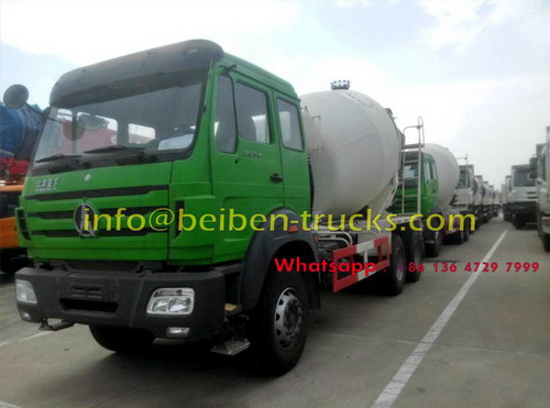 Beiben 2534 mixer trucks are shipped on roro vessel 