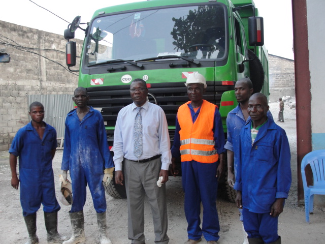 Beiben 2529 dumper dans site de travail pour le client congo