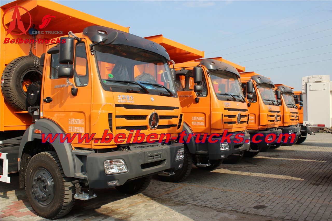 camion à benne basculante Beiben 30 T pour l'exportation vers l'Afrique 