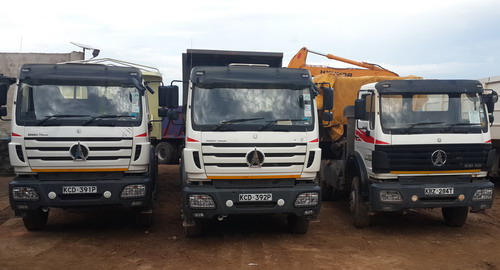 Camions-tracteurs Beiben 2538 pour entreprise de construction de kenya 
