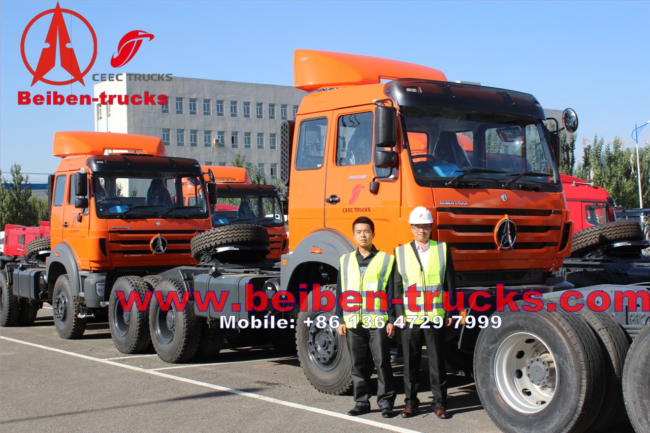 Baotou nord de camion tracteur de benz 2638 main droite motrices pour l'exportation 
