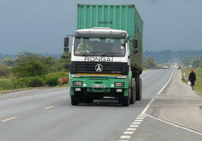 Groupe logistique Kenya Rongai appliquer beiben 2538 camion-tracteur pour le transport de conteneurs