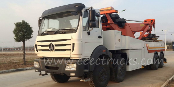Camion dépanneuse Beiben 50 T pour l'exportation vers les pays de la Tanzanie